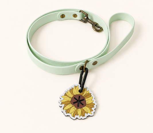 Mint Leaf Waterproof Biothane Dog Lead