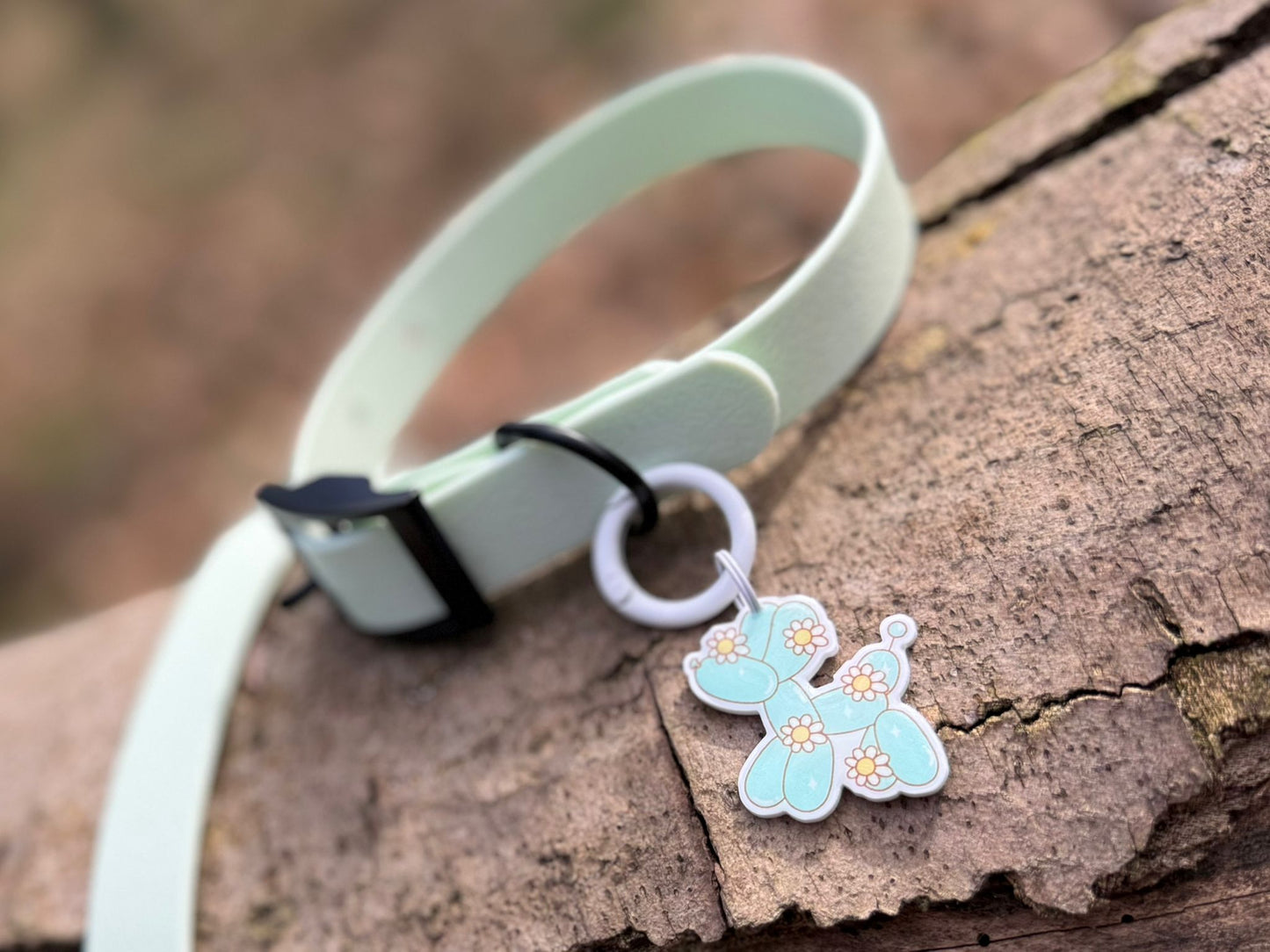 Mint Leaf Dog Collar