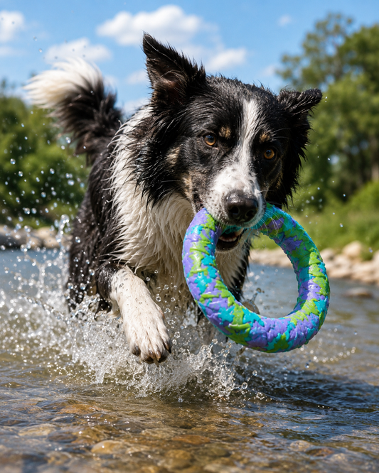 Waterproof Camo Dog Ring Toy