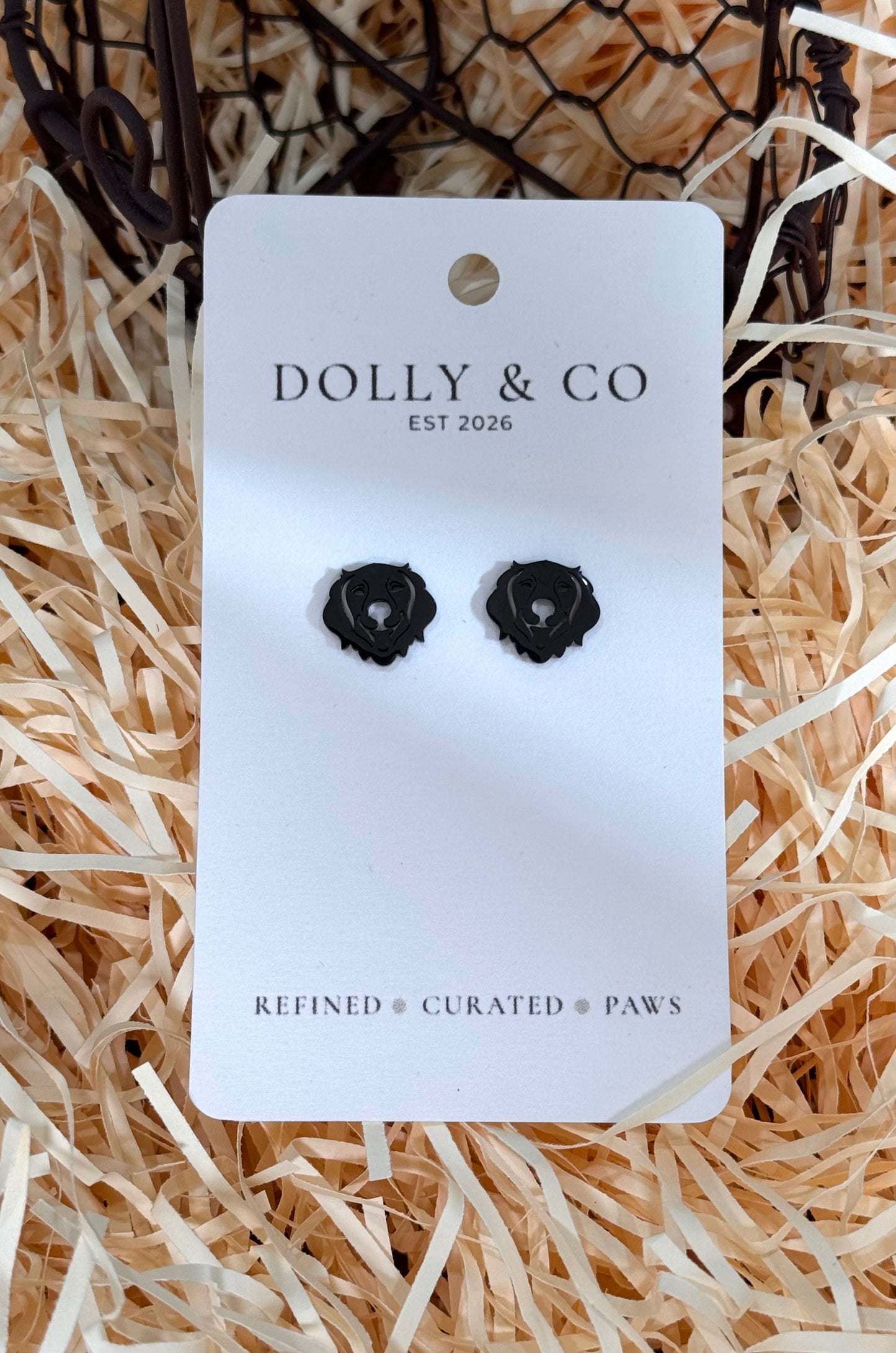 The Pup Face Studs
