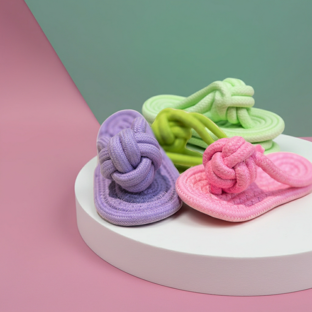 Flip-Flop Fun Dog Toy