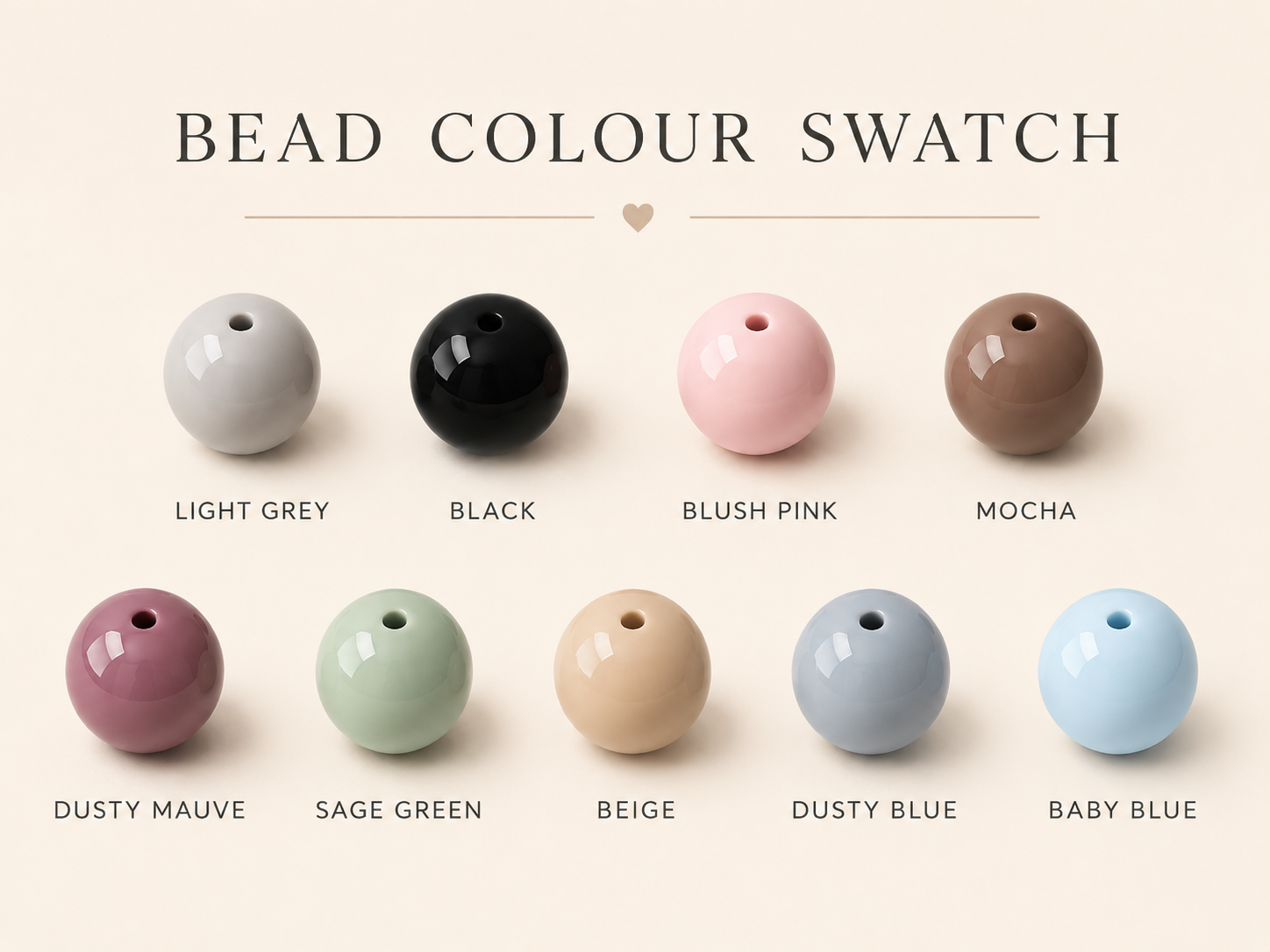 Bead colour swatch