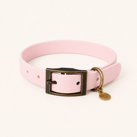 Candy Pink Waterproof Biothane Dog Collar