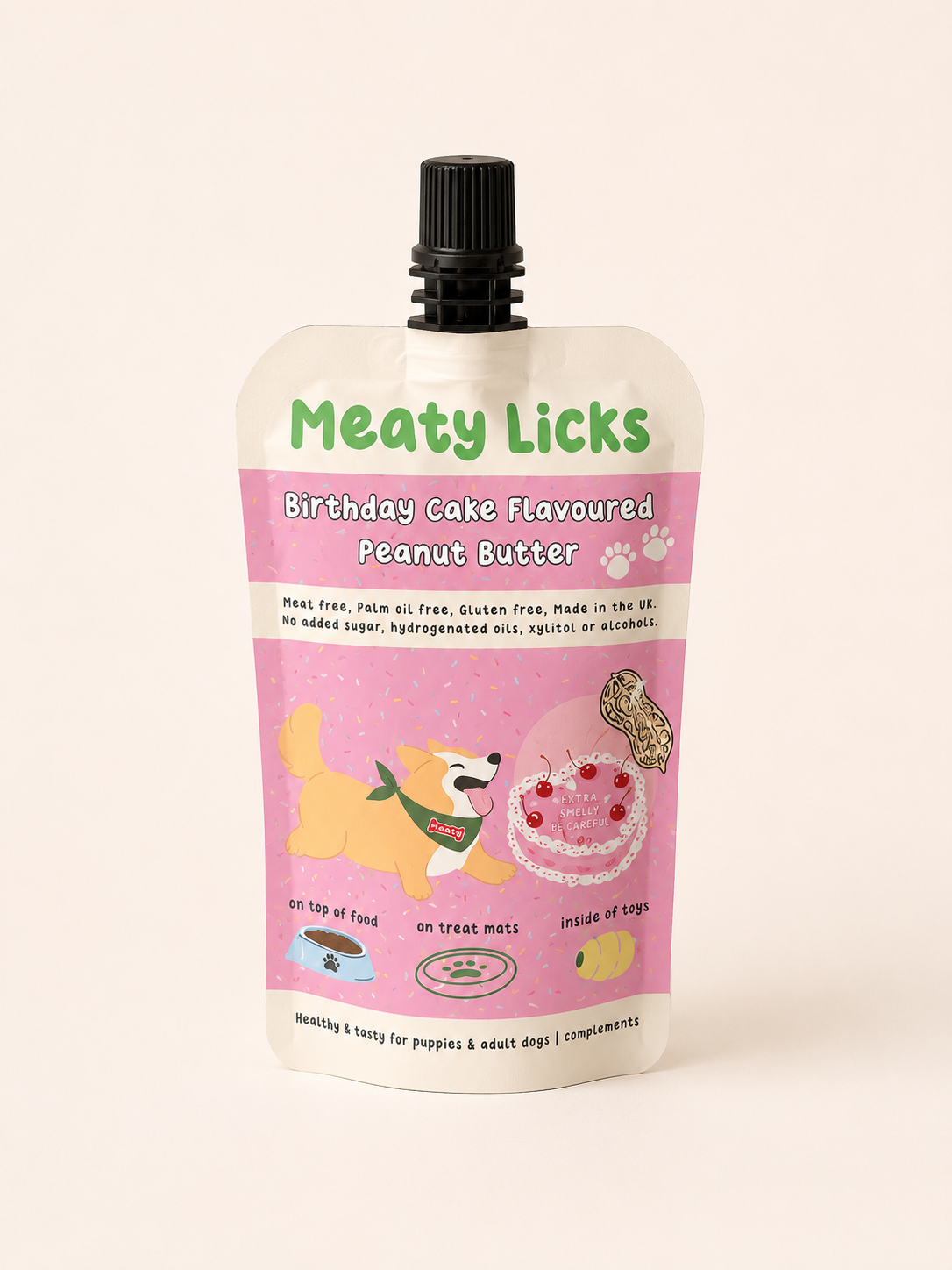 Meaty Licks Birthday Cake