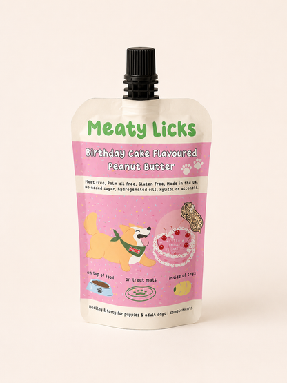 Meaty Licks Birthday Cake