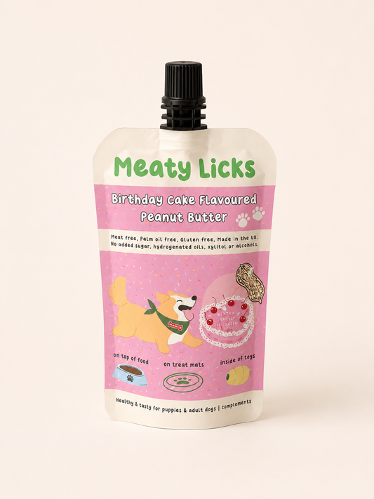 Meaty Licks Birthday Cake