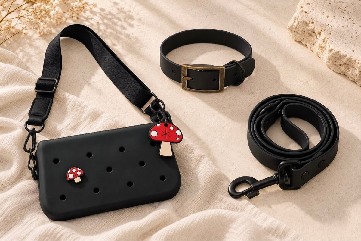 Dolly & Co Charmable waterproof dog walk bag worn crossbody
