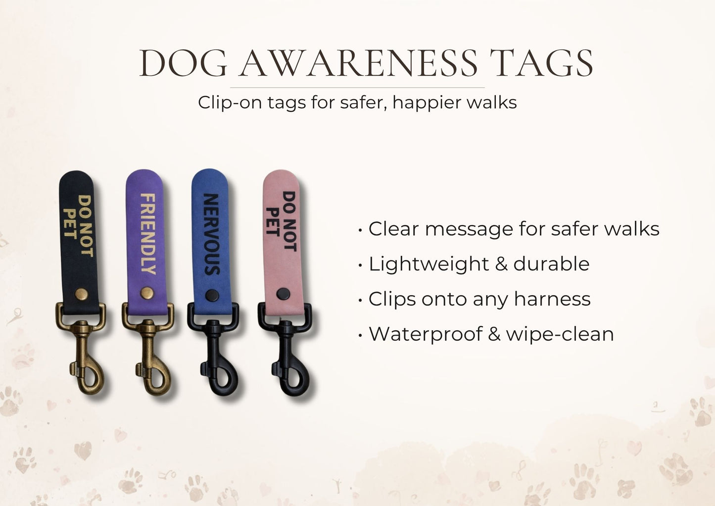 The Dog Awareness Tags