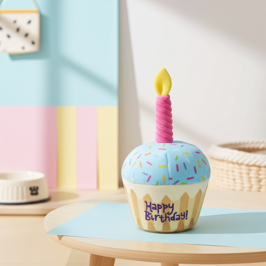 The Birthday Pupcake Dog Toy