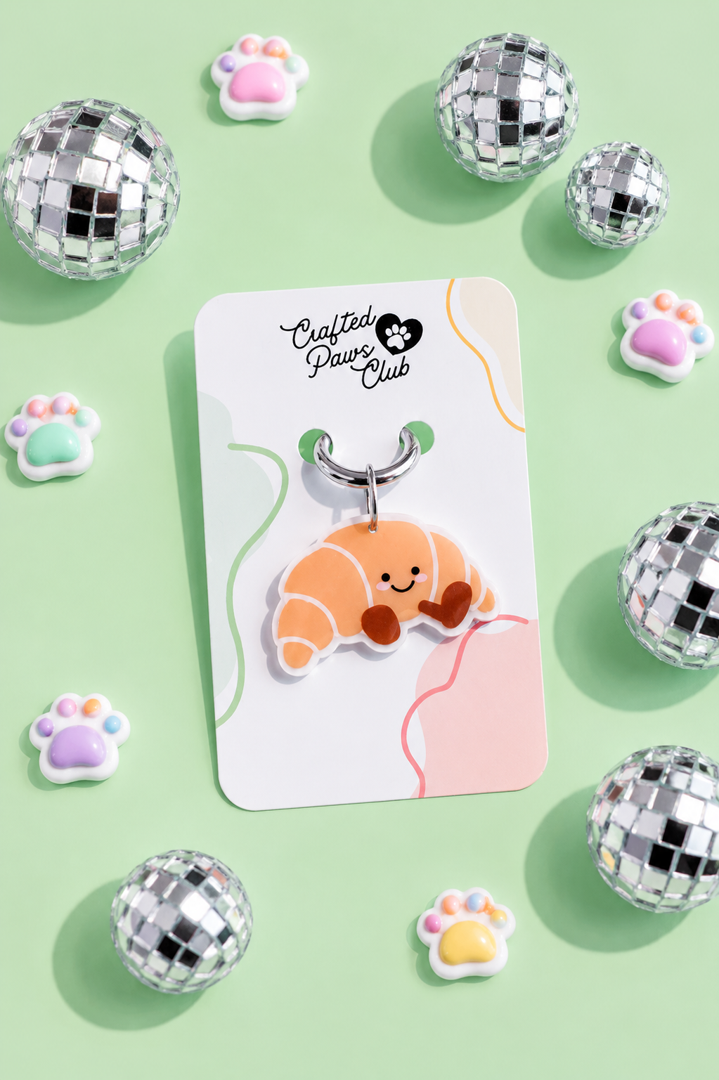 Cute Croissant Tag
