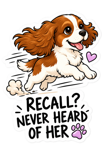 Funny Dog Attitude sticker design by Dolly & Co