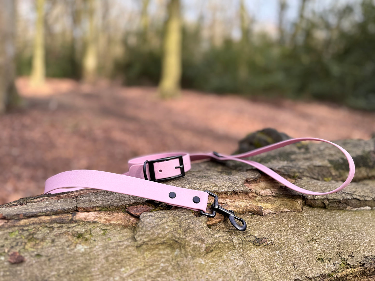 Rose Dust Waterproof Biothane Dog Collar