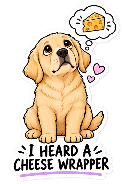 Funny Dog Attitude sticker design by Dolly & Co