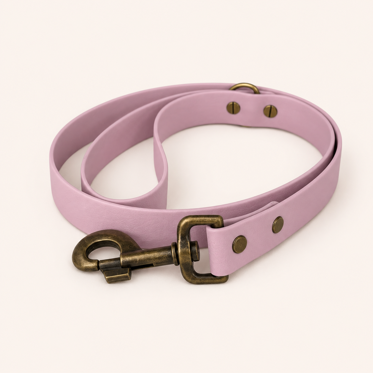 Rose Dust Waterproof Biothane Dog Collar – product photograph | Dolly & Co