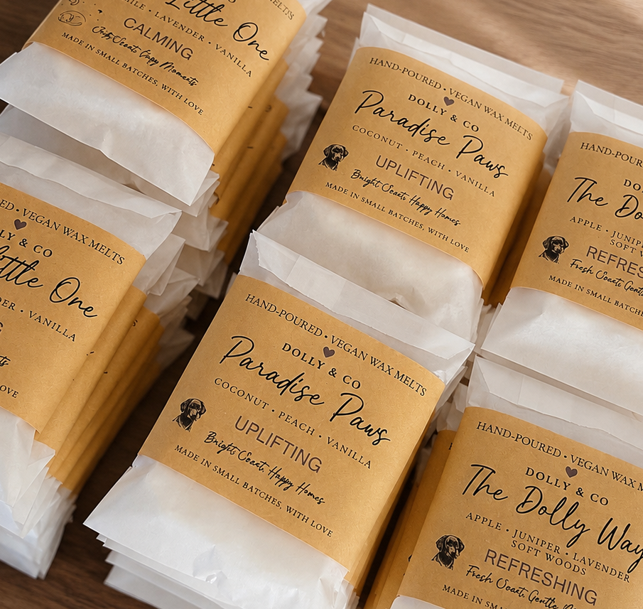 Paradise Paws Wax Melts – product photograph | Dolly & Co