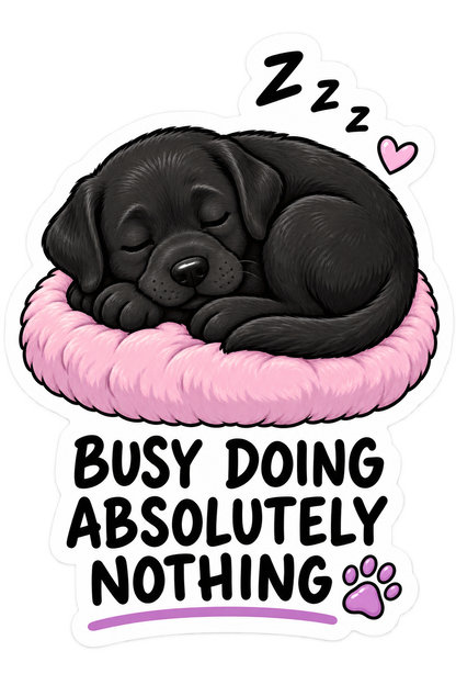 Funny Dog Attitude sticker design by Dolly & Co
