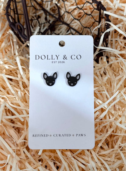 The Pup Face Studs