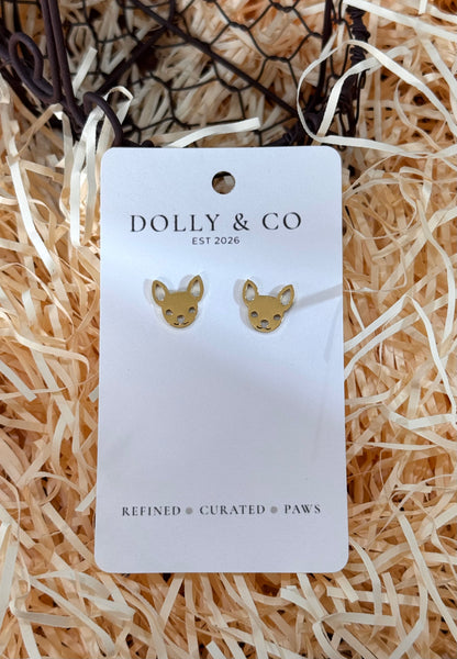 The Pup Face Studs