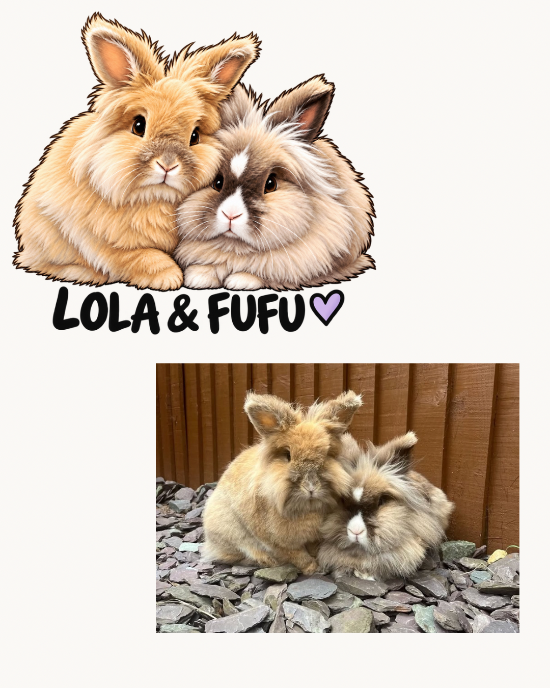 Custom dog portrait sticker by Dolly & Co