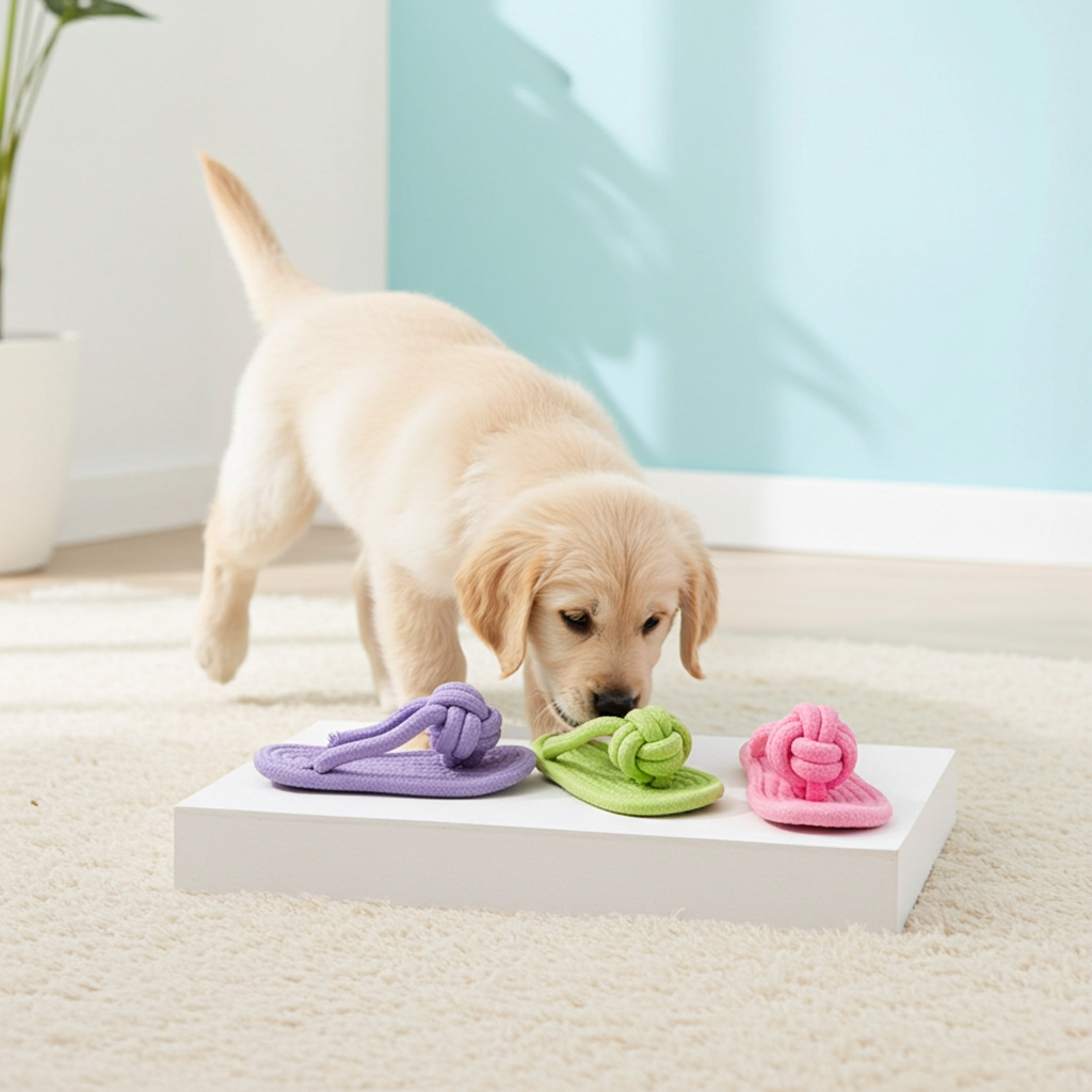 Flip-Flop Fun Dog Toy