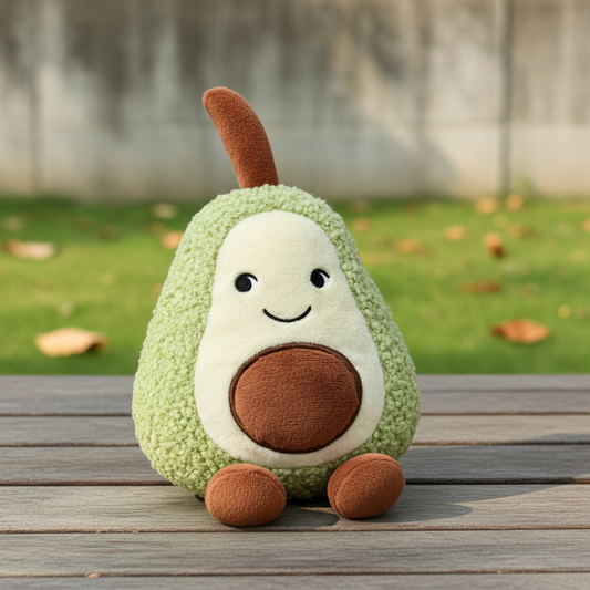 Avocado Plush Dog Toy